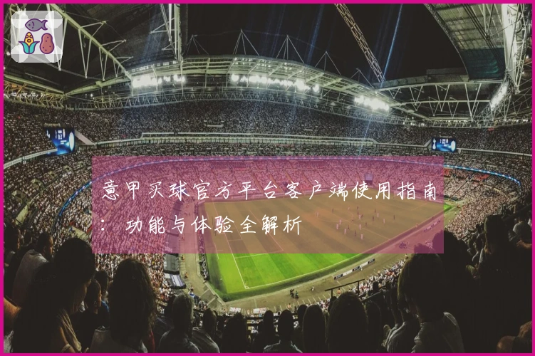 意甲买球官方平台客户端使用指南：功能与体验全解析