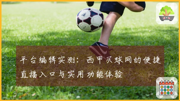 平台编辑实测:西甲买球网的便捷直播入口与实用功能体验